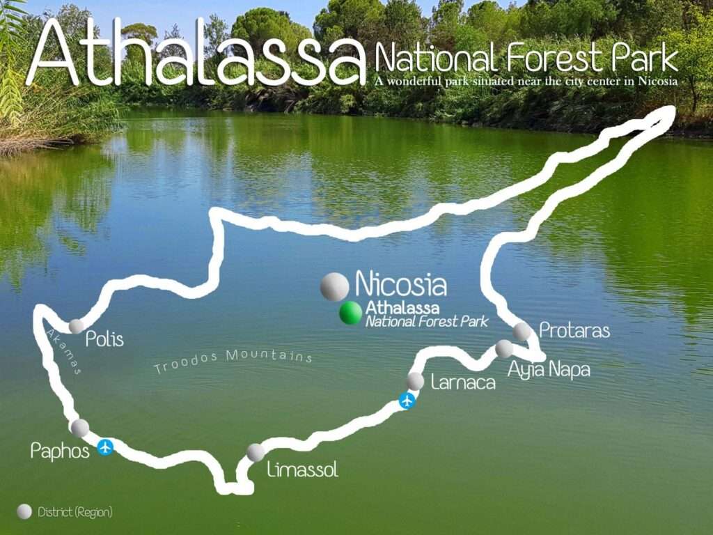 Athalassa Forest Park Map scaled 1