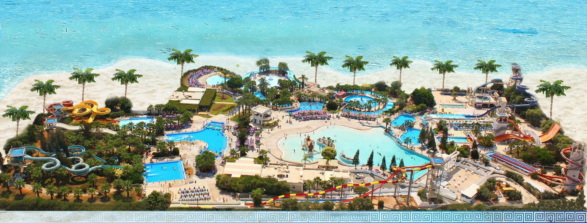 WaterWorld Themed Waterpark Ayia Napa Cyprus Map